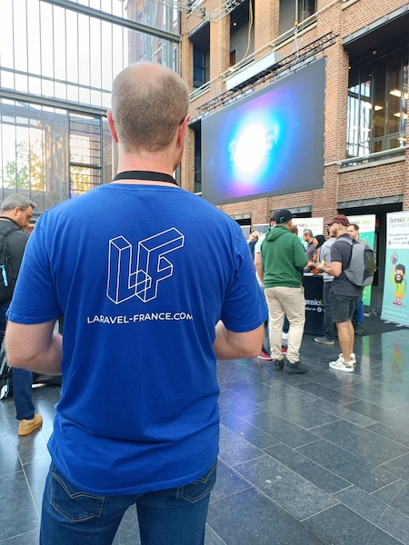 Laravel France représenté lors d'un événement tech